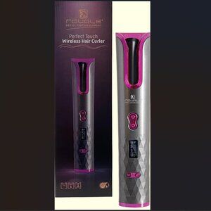 ROYALE PERFECT TOUCH WIRELESS HAIR CURLER - BATTERY POWERED DESIGN - NEW -SEALED